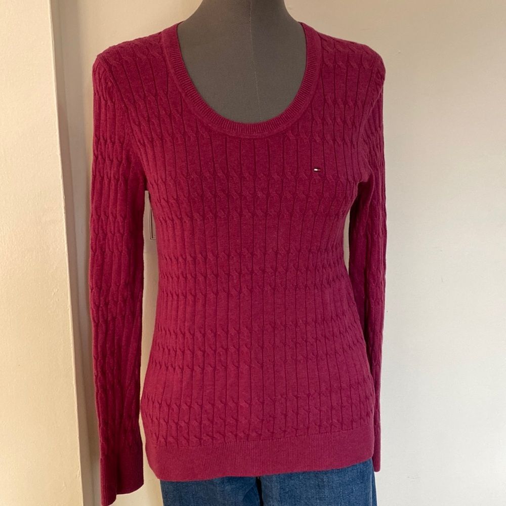 Tommy Hilfiger knitted round neck sweater XS